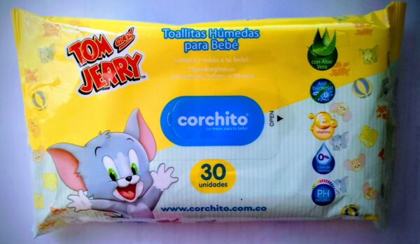 TOALLITAS HUM. COCHITO X 30 UND  GRAN ANDINA