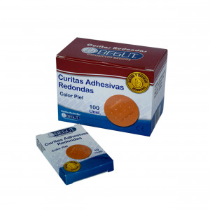 CURITAS ADHESIVAS REDONDAS CAJA X 100 UND BEGUT