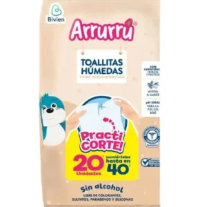 TOALLITAS HUM. ARRURRU AVENA 20 UND.