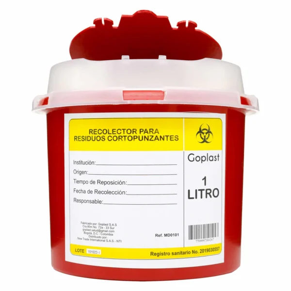 GUARDIAN RECOLECTOR CORTOPULZANTES DE 1 LITRO -NTI