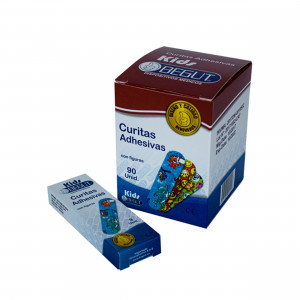 CURITAS ADHESIVAS KIDS CAJA X 90 UND - BEGUT