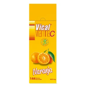 VICAL NARANJA VITAMINA C TABLETAS X 144 ECAR