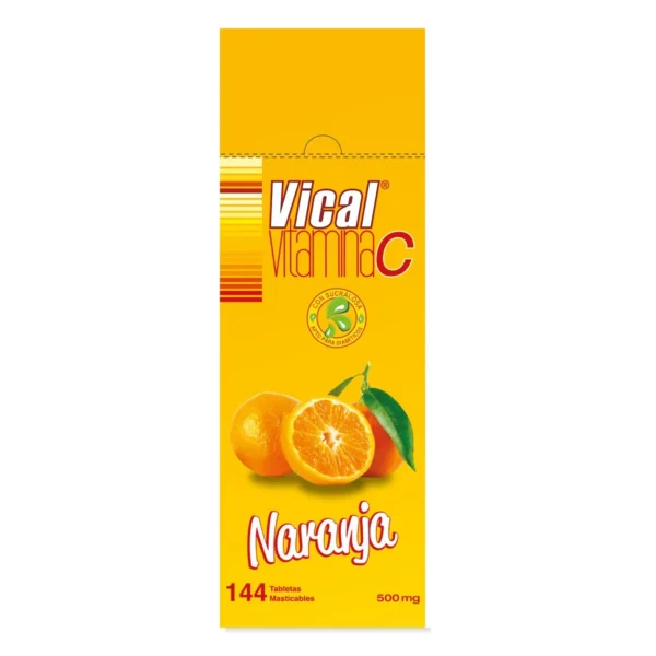 VICAL NARANJA VITAMINA C TABLETAS X 144 ECAR